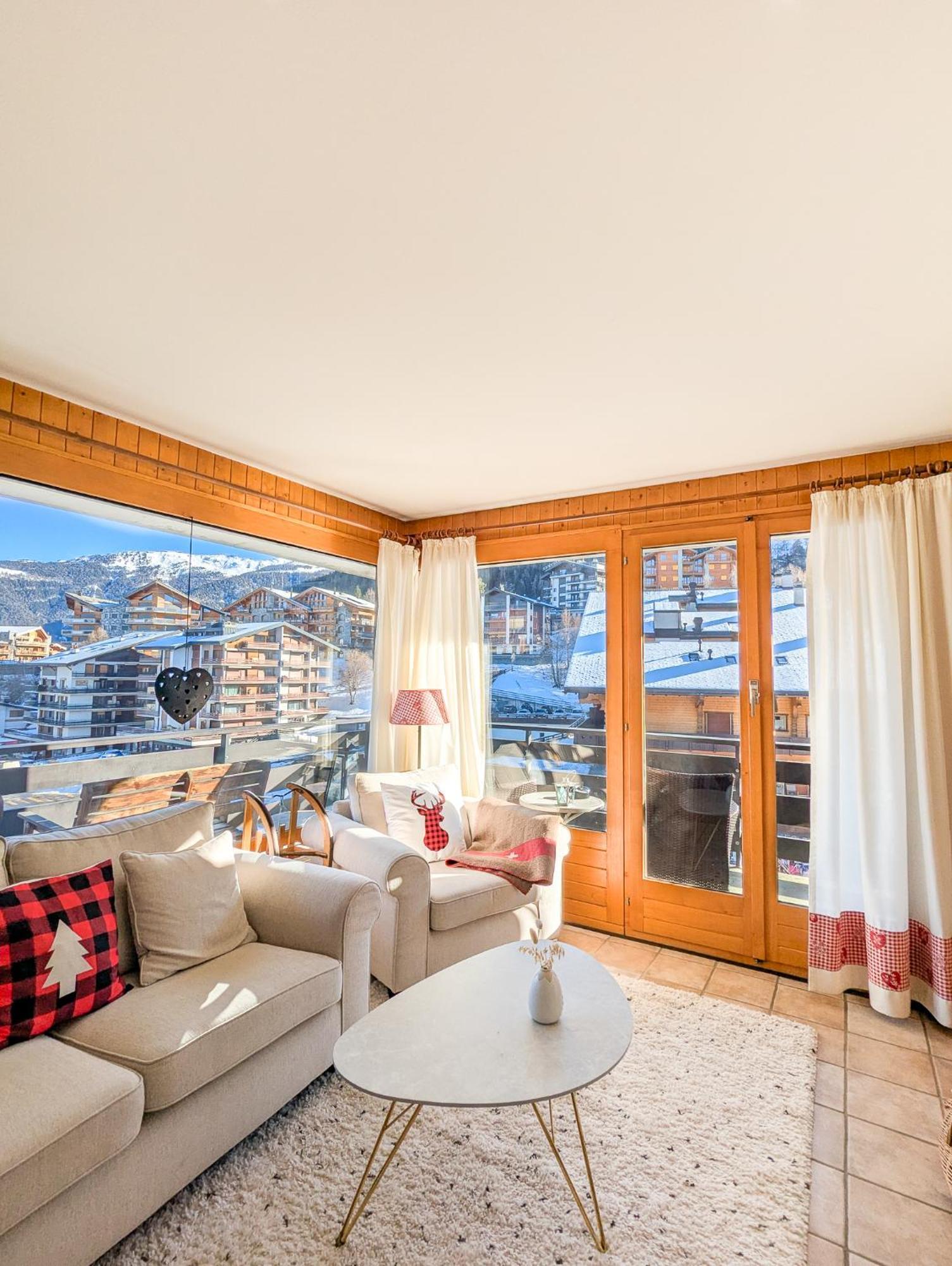 Center Of Nendaz ! Apartment 3 Rooms With Balcony Buitenkant foto